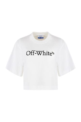 Off-White Logo Cotton T-shirt - Off-White - Modalova