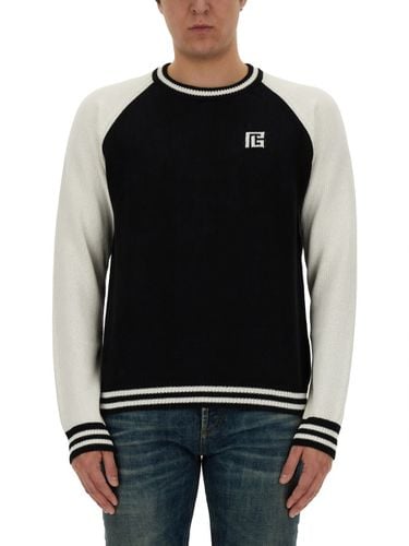 Balmain Jersey With Logo - Balmain - Modalova