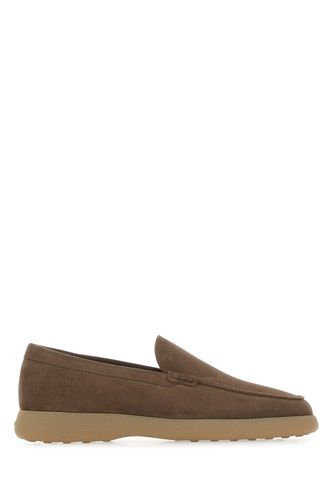 Tod's Brown Suede Loafers - Tod's - Modalova