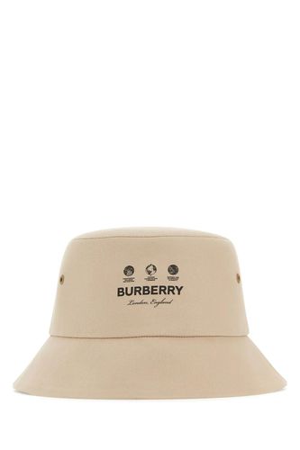 Burberry Beige Gabardine Hat - Burberry - Modalova