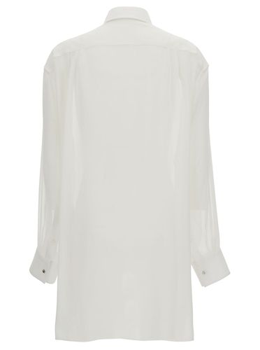 Oversized Tuxedo Shirt In Silk Woman - Stella McCartney - Modalova