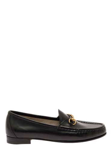 Gucci Black Leather Loafers - Gucci - Modalova