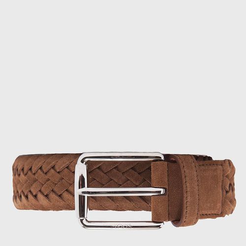 Tod's Brown Leather Belt - Tod's - Modalova