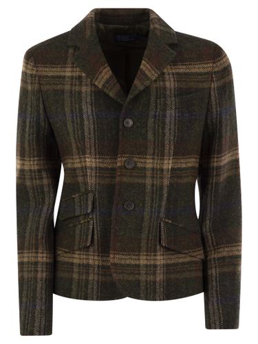 Plaid Single-breasted Blazer - Polo Ralph Lauren - Modalova