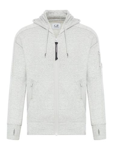 C. P. Company Diagonal Raised Fleece Hooded Sweatshirt - C.P. Company - Modalova