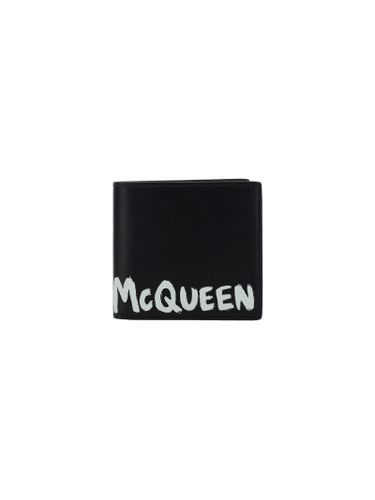 Graffiti Logo Bifold Wallet - Alexander McQueen - Modalova