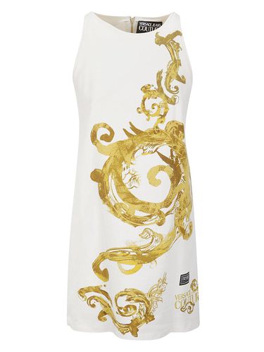 Watercolour Couture Sleeveless Mini Dress - Versace Jeans Couture - Modalova