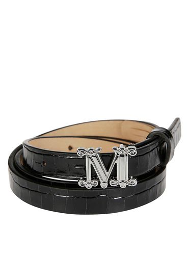 Max Mara Logo Plaque Buckled Belt - Max Mara - Modalova