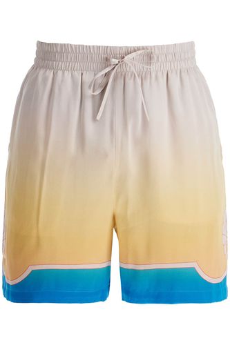 Casablanca Larc Coloré Silk Shorts - Casablanca - Modalova