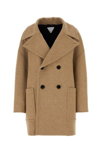 Bottega Veneta Cappuccino Wool Coat - Bottega Veneta - Modalova