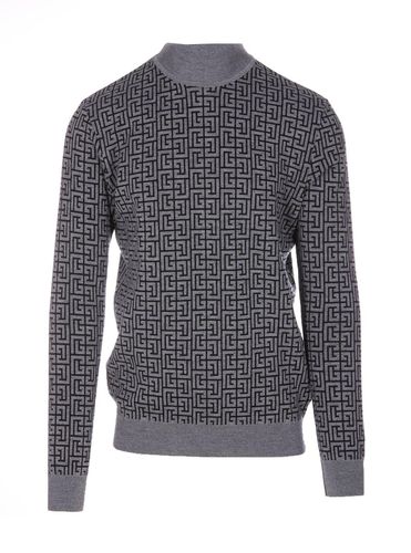 Balmain Monogram Turtleneck Jumper - Balmain - Modalova