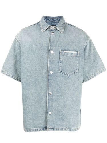 Light Blue Cotton Shirt - Purple Brand - Modalova