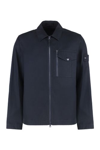 Stone Island Zippered Cotton Jacket - Stone Island - Modalova