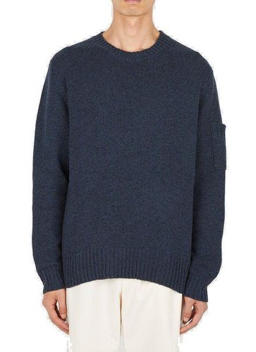 Long-sleeved Crewneck Knitted Jumper - Jil Sander - Modalova