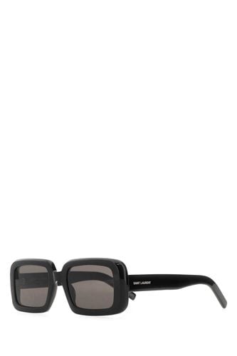 Black Acetate Sl 534 Sunglasses - Saint Laurent - Modalova