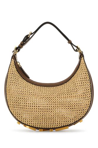 Straw Fendigraphy Handbag - Fendi - Modalova