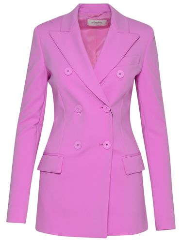 Pink Nylon Blend Frizz Blazer Jacket - SportMax - Modalova