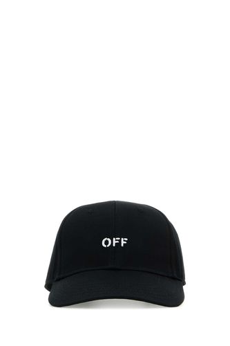 Off-White Black Cotton Baseball Cap - Off-White - Modalova