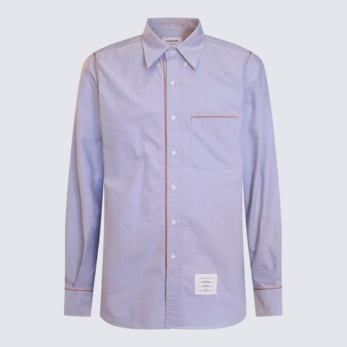 Thom Browne Light Blue Cotton Shirt - Thom Browne - Modalova