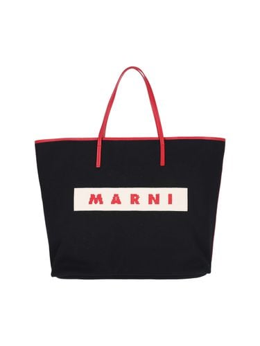 Marni Logo Tote Bag - Marni - Modalova