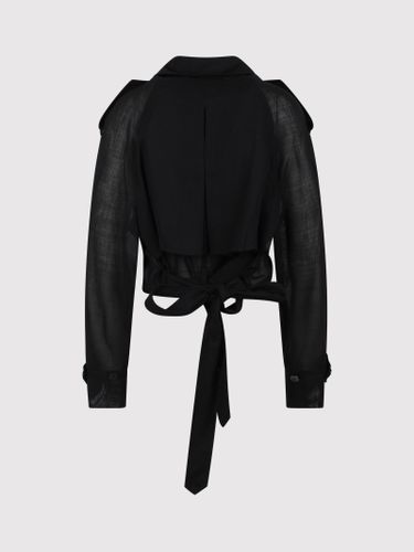 Helmut Lang Cropped Trench Coat - Helmut Lang - Modalova