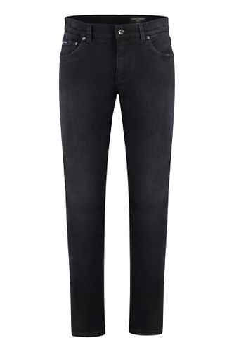 Pocket Slim Fit Jeans - Dolce & Gabbana - Modalova