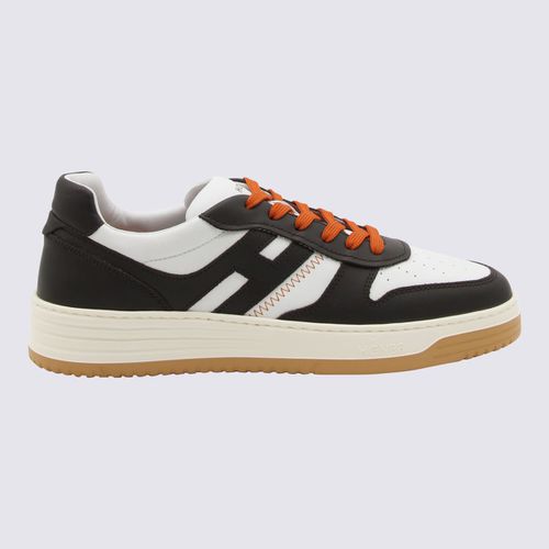 And Black Leather Sneakers - Hogan - Modalova