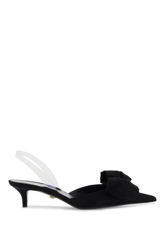 Versace Alia Satin Slingback Pumps - Versace - Modalova