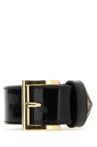 Prada Black Leather Bracelet - Prada - Modalova