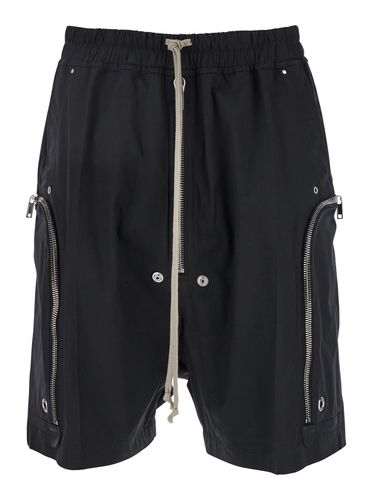 Bauhaus Bela Shorts With Oversized Drawstring In Cotton Man - Rick Owens - Modalova