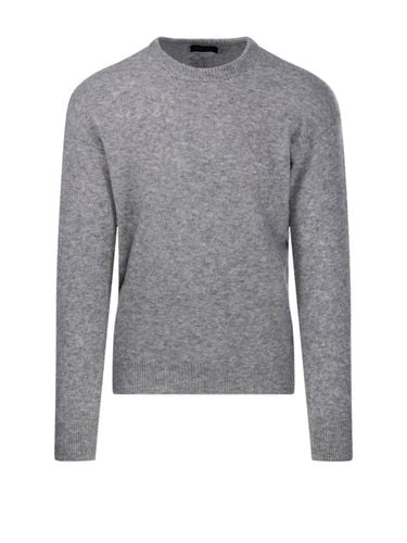 Crewneck Knit Sweater - Roberto Collina - Modalova