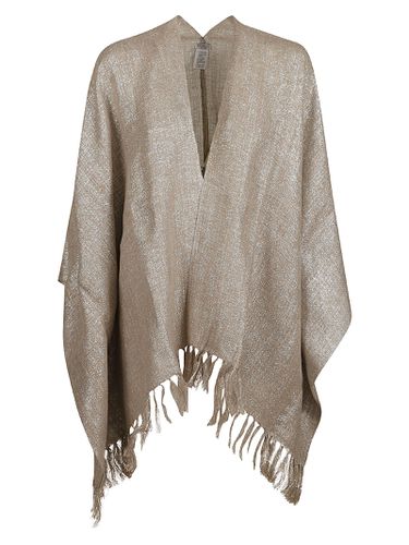 Lame Linen-blend Poncho - Brunello Cucinelli - Modalova