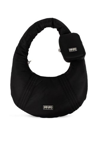 Logo Patch Zipped Shoulder Bag - Kenzo - Modalova