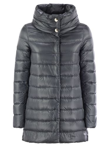 Amelia - Down Jacket With Ring Collar - Herno - Modalova