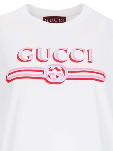 Gucci Logo T-shirt - Gucci - Modalova