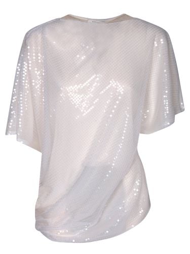 Rev Keziah Sequined Top In White - Rev - Modalova