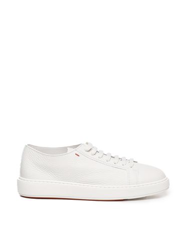 Santoni Cotton Canvas Sneakers - Santoni - Modalova