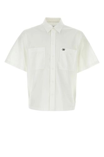 Off-White White Poplin Shirt - Off-White - Modalova