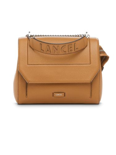 Camel Grained Leather Shoulder Bag - Lancel - Modalova