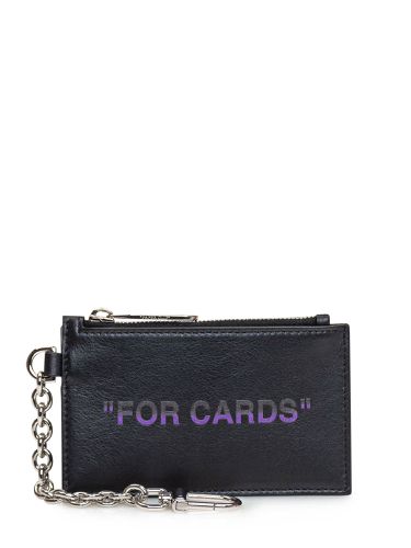 Off-White Card Holder With Chain - Off-White - Modalova