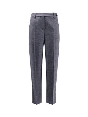 Brunello Cucinelli Grey Wool Pants - Brunello Cucinelli - Modalova