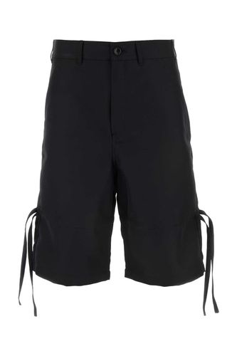 Black Polyester Bermuda Shorts - Comme des Garçons Shirt - Modalova