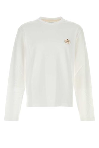 Prada White Cotton T-shirt - Prada - Modalova