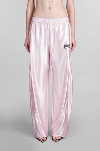 Pants In Rose-pink Polyester - Alexander Wang - Modalova