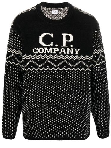 C. P. Company Black Cotton Jumper - C.P. Company - Modalova