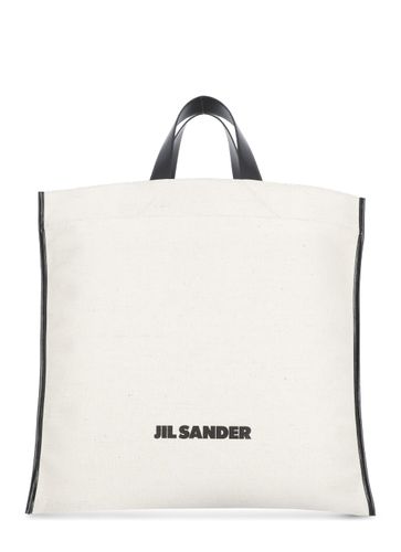 Border Book Tote Square Shopping Bag - Jil Sander - Modalova