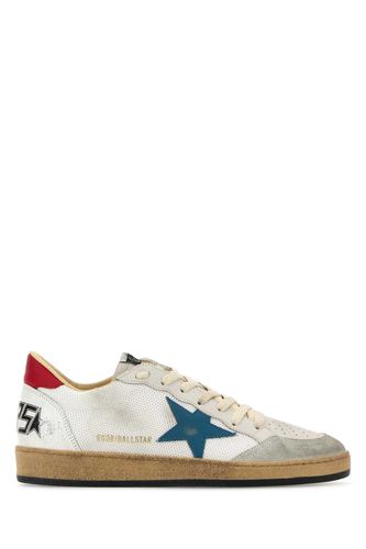 White Leather Ball Star Sneakers - Golden Goose - Modalova