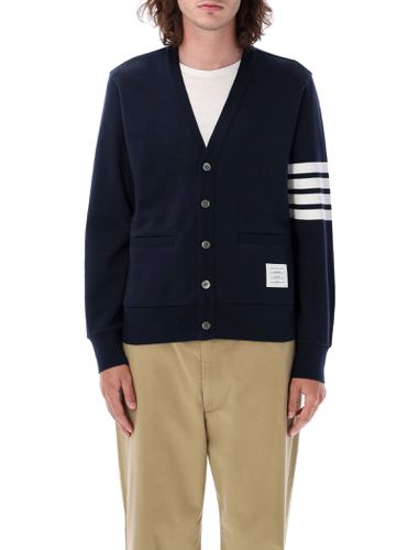 V-neck Cardigan In Classic Loop - Thom Browne - Modalova