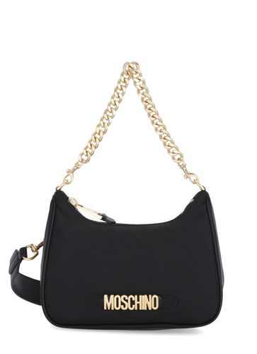 Moschino Lettering Logo Hobo Bag - Moschino - Modalova