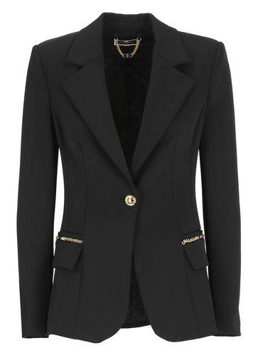 Elisabetta Franchi Crepe Blazer - Elisabetta Franchi - Modalova